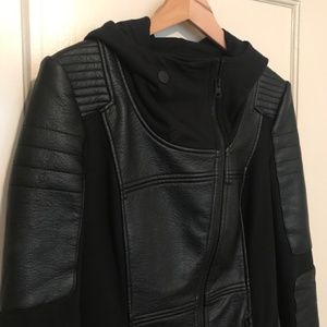 Hooded Moto Jacket
